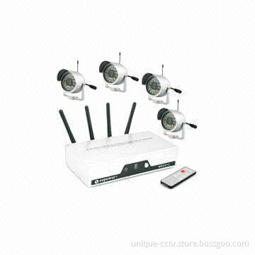 2.4Hz 4CH Weatherproof Design Wireless CCTV Camera Kit